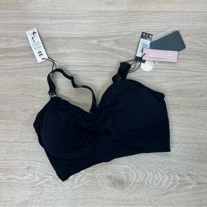 NEW Kindred Bravely Black Sublime Hands Free Pumping & Nursing Bra 2.0